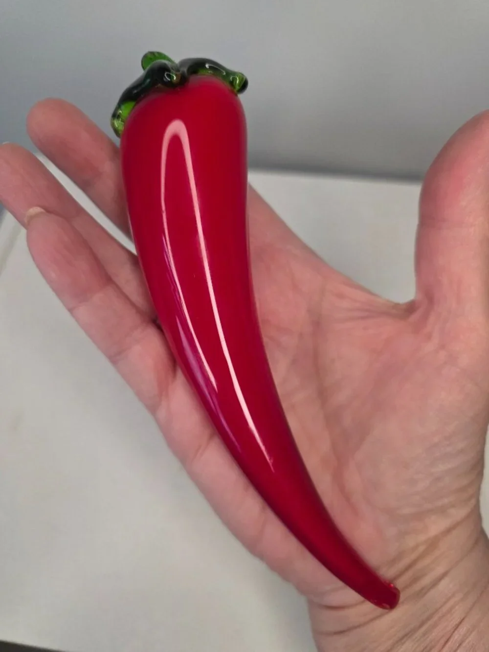 Art Glass Red Chili Pepper 7